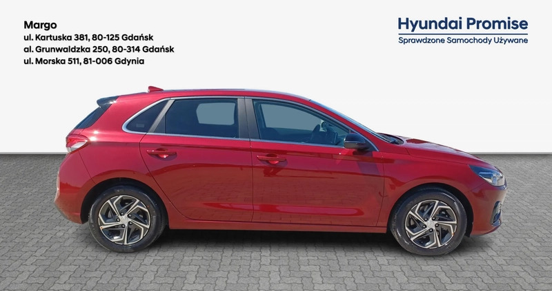 Hyundai I30 cena 79900 przebieg: 14000, rok produkcji 2022 z Szczekociny małe 232